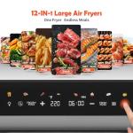 PULZO 7.4 Quart Digital Air Fryer with Presets