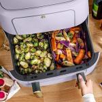 9QT Dual Basket Air Fryer - Lavender Design