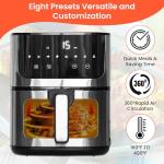 5QT Oil-Less Air Fryer Convection Oven