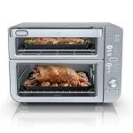 Ninja Air Fryer & Toaster Oven | Double Stack XL | Countertop Oven | 12-in-1 Fits 4.5lb Chicken & 6lbs of Wings | SmartFinish Cook 2 Different Meals at the Same Time | Stainless Steel | DCT601