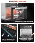 Nuwave Combi Steam Oven, Non-Toxic Stainless Steel Multi-Cooker with Air Fry, Steam, Sous Vide, Toast & More, 50-450°F Precision, 120 Presets, Moisture Control, Programmable, Easy to Clean
