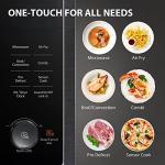 TOSHIBA Countertop Microwave Oven Air Fryer Combo, Inverter, Convection, Broil, Speedy Combi, Even Defrost, Humidity Sensor, Mute Function, 27 Auto Menu&47 Recipes, 1.0 cu.ft/30QT, 1000W