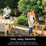 Ninja OG751 Woodfire Pro Outdoor Grill Built-In Thermometer,7-in-1 Master Grill,BBQ Smoker,& Outdoor Air Fryer Plus Bake,Roast,Dehydrate & Broil,Woodfire Technology,Weather-Resistant,Grey XL