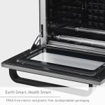 Panasonic FlashXpress Family Size Air Fryer Toaster Oven Combo, 11 Cooking Functions, 1800W PFAS-Free, Double Infrared Heating, Temperature Control Dial, Stainless Steel - NB-G211P