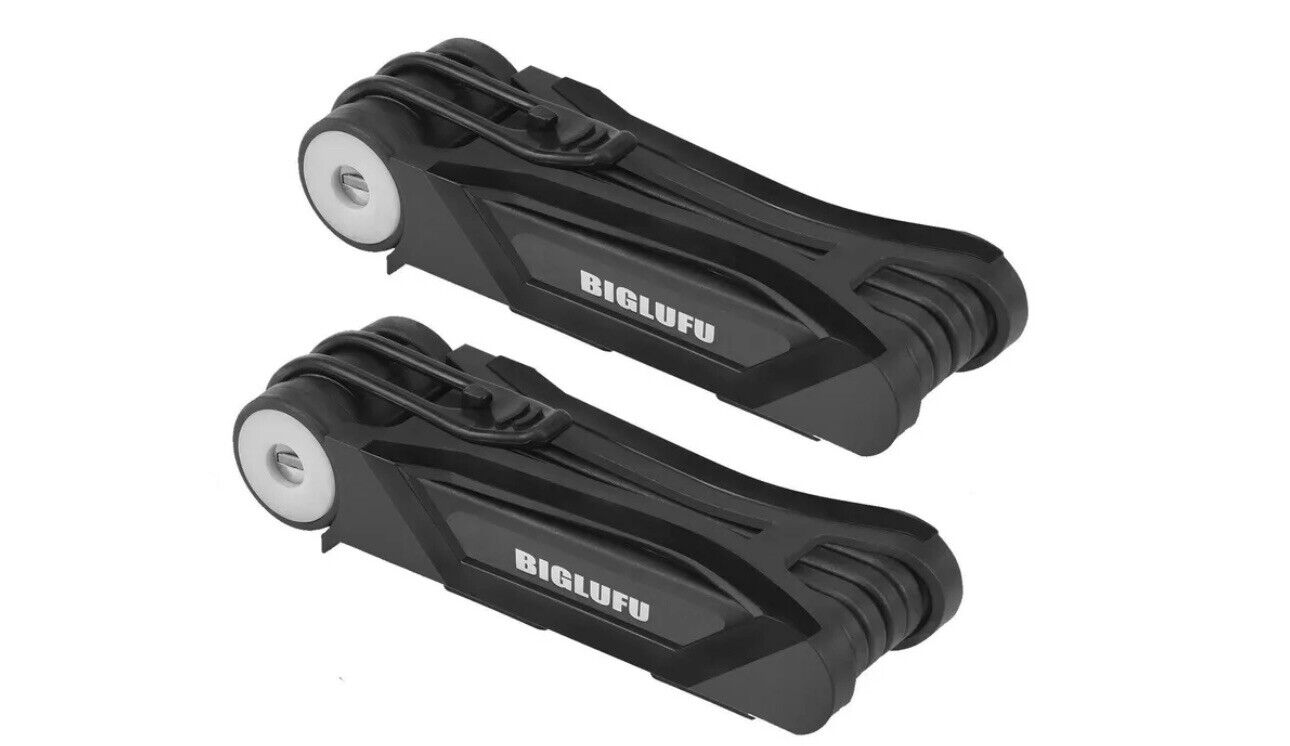 Heavy Duty Folding Bike Lock with 4 Keys