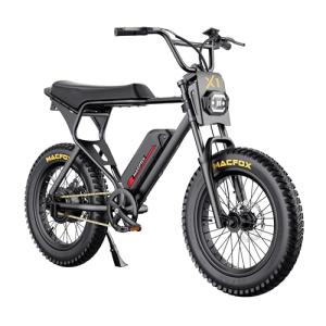 MACFOX 750W Electric Bike with 20" Fat Tires
