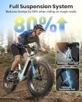 PUCKIPUPPY 960W Full Suspension Electric Bike