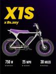 750W Electric Bike with Thumb Throttle, 25MPH