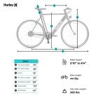 Hurley Carve Electric Urban E-Bike - Charcoal