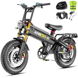 2025 A8 PRO MAX Dual Motor eBike, 45MPH