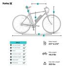 Hurley Amped Urban Single Speed eBike - Blue Sea