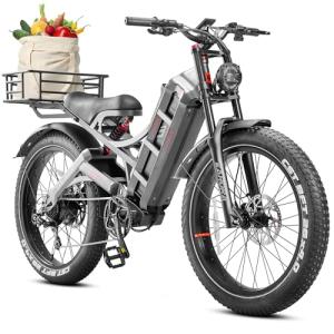 eAhora Romeo Pro 1600W Electric Bike with Rack