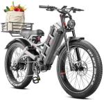 eAhora Romeo Pro 1600W Electric Bike with Rack