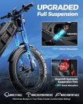 eAhora Romeo Pro Electric Bike - Fast 200-Mile Range