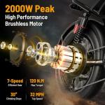 Jasion YR20 2000W Electric Fat Tire Bike