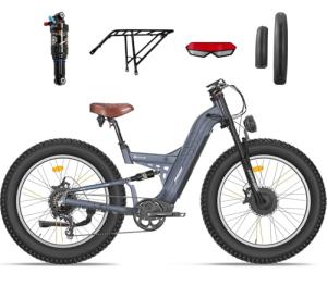 FREESKY 3500W Dual Motor Full Suspension Mountain Ebike