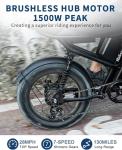 Riding'times Z8PRO Moped Style Electric Bike