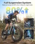 PUCKIPUPPY 960W Step-Thru Electric Mountain Bike