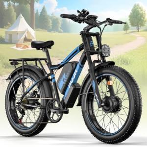 Powerful 5000W Dual Motor Adult Fat Tire Ebike