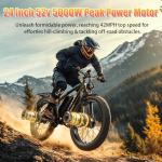 Fast All-Terrain Electric Bike with Dual Motor