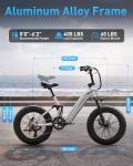 PUCKIPUPPY Corgi 960W Electric Fat Tire Bike