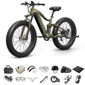 PUCKIPUPPY Boxer 960W Full Suspension Electric Bike