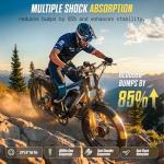 Powerful 5000W Dual Motor Adult Fat Tire Ebike