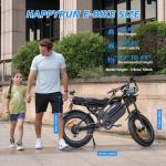HAPPYRUN 2000W Electric Fat Tire Bike