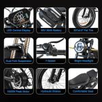 HAPPYRUN 2000W Electric Fat Tire Bike