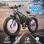 Peak 6000W Dual Motor Electric Mountain Bike
