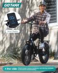 Gotrax R2 Folding Electric Bike with 55 Miles