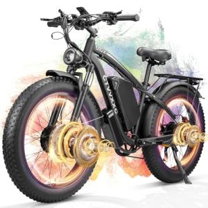 CTVVXXC 6000W Dual Motor Electric Bike, 45MPH