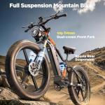 Peak 3000W Electric Bike for Adults, 32MPH