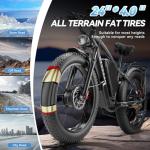 CTVVXXC 6000W Dual Motor Electric Bike, 45MPH