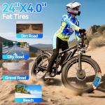 6000W Dual Motor 46MPH Fat Tire eBike
