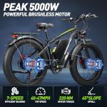 5000W Dual Motor Off-Road Electric Bike