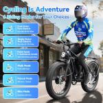 6000W Dual Motor 46MPH Fat Tire eBike