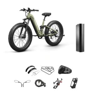 Puckipuppy 960W Full Suspension Electric Bike