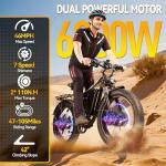 6000W Dual Motor All-Terrain Electric Bike