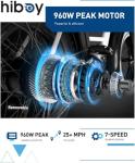Hiboy 20" Electric Bike - 25 MPH, 960W Motor