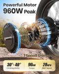 Puckipuppy 960W Full Suspension Electric Bike