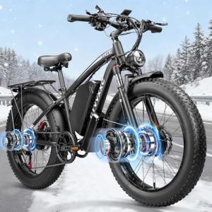 CTVVXXC 6000W Dual Motor Electric Bike, 45MPH