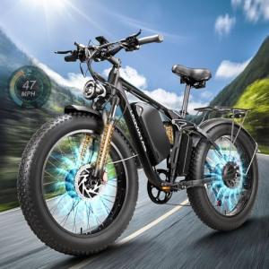 Peak 6000W Dual Motor Electric Mountain Bike