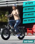 Gotrax R2 Folding Electric Bike with 55 Miles