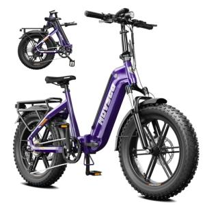 HOVSCO 1500W Folding Electric Bike for Adults