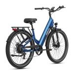 Folding Electric Bike with 750W Motor and 40-Mile Range