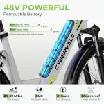 Cybervelo 1000 Peak Electric Bike - 80 Mile Range
