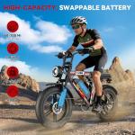 EGGKING C200 Fat Tire eBike: 1500W Power, 100 Mile Range