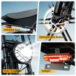 TST 1500W Electric Fat Tire Bike, 100 Miles