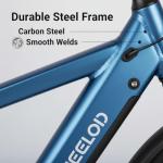 Folding Electric Bike with 750W Motor and 40-Mile Range